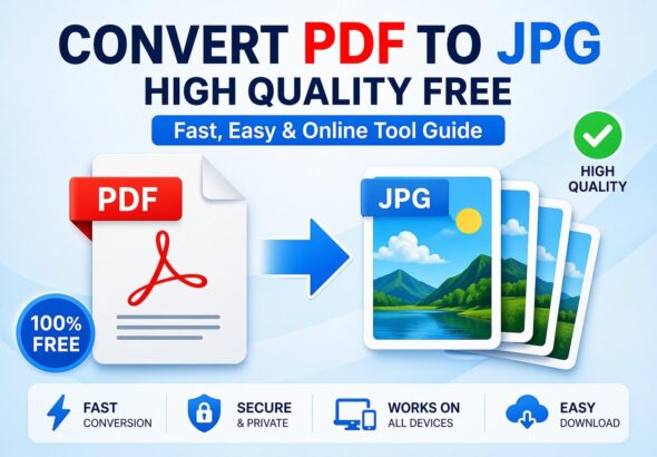 Convert PDF to JPG High Quality Free Fast Easy Online Tool Guide