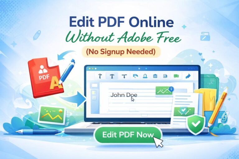 Edit PDF Online Without Adobe Free No Signup Needed