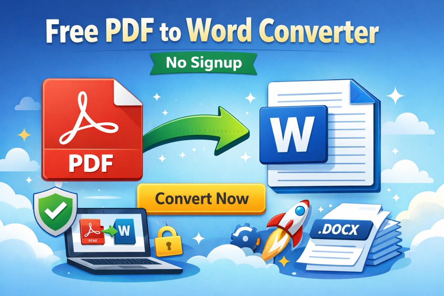 Free PDF to Word Converter No Signup
