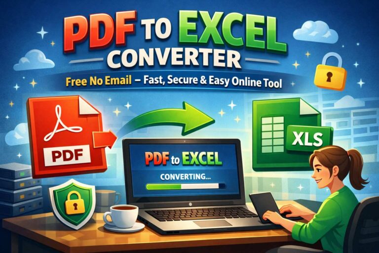 PDF To Excel Converter Free No Email Fast, Secure  Easy Online Tool