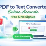 PDF to Text Converter Online Accurate Free No Signup
