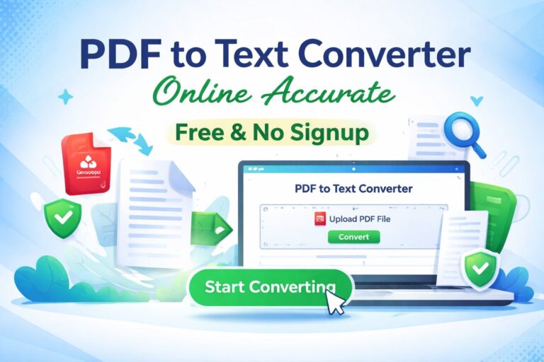 PDF to Text Converter Online Accurate Free No Signup