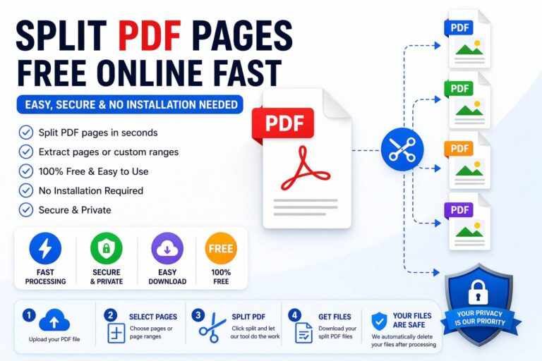 Split PDF Pages Free Online Fast Easy Secure No Installation Needed